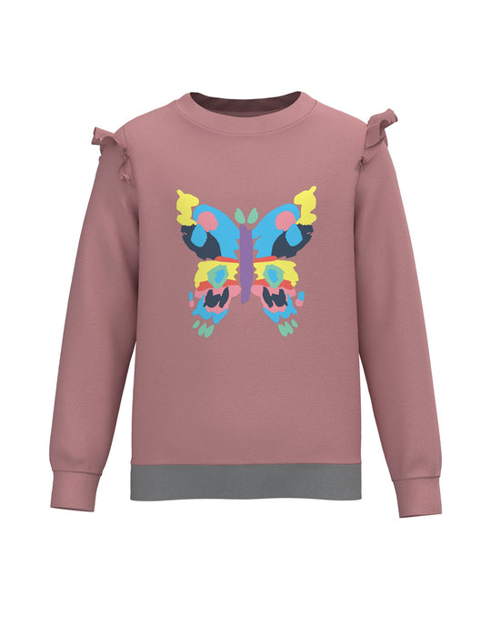 Papillion - Girls Ruffle Sweatshirt