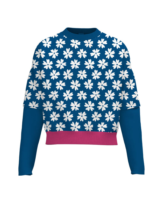 Jasmine - Girls Crop Sweatshirt