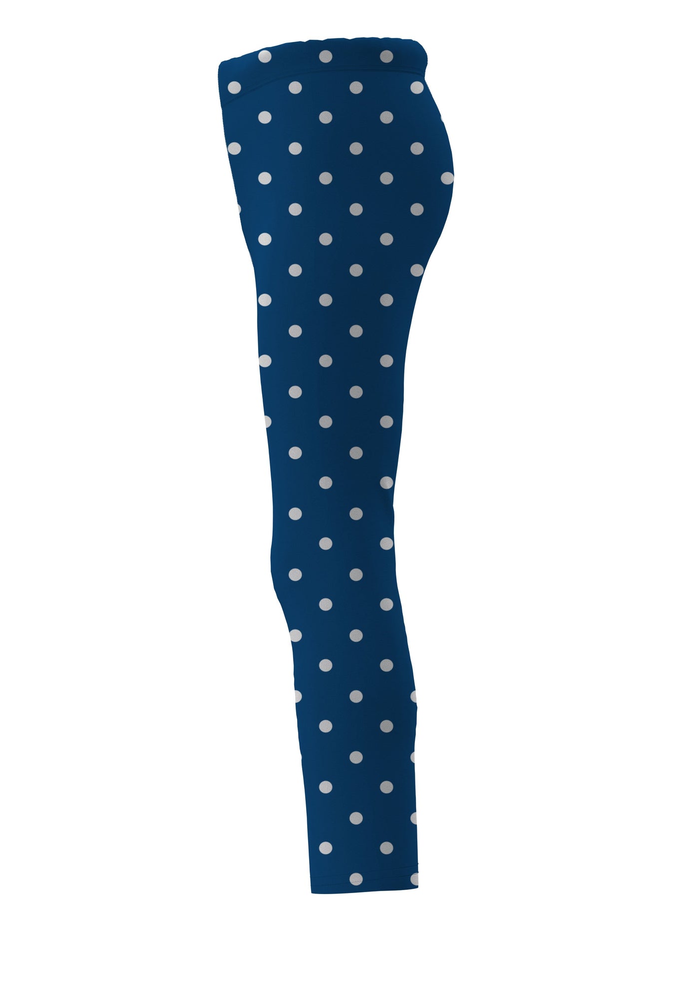 Blue polka top dot tights