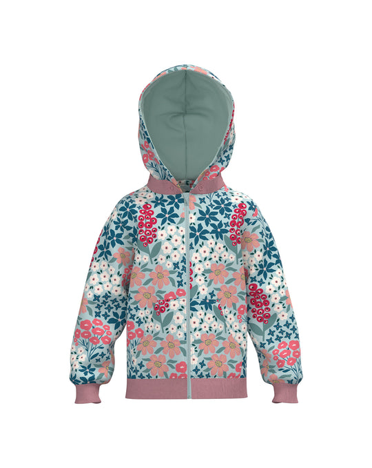 Collage Dark Blue - Girls Hoodie